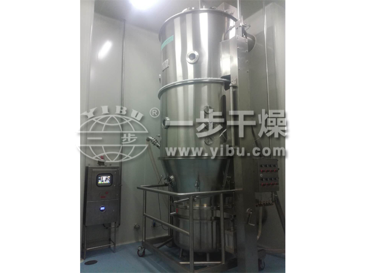 FL沸騰制粒機試車現場