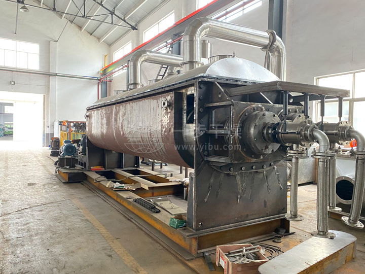 QJ系列空心槳葉干燥機制作現場