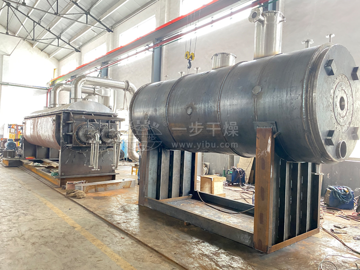 QJ系列空心槳葉干燥機制作現場