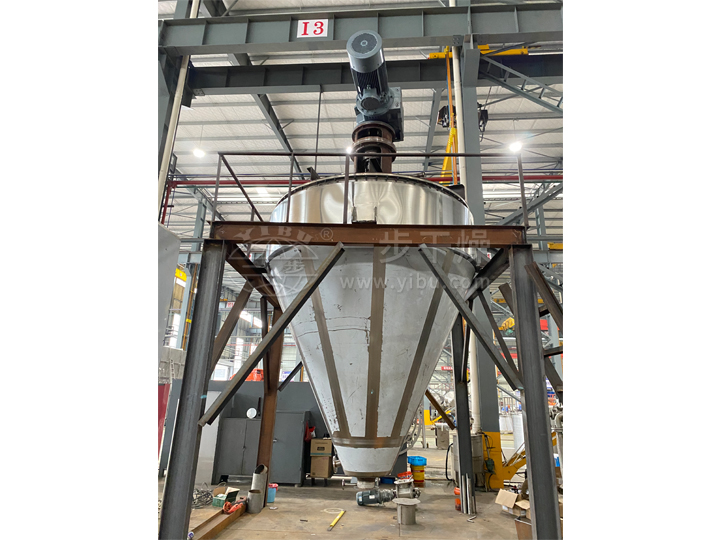 高鎳三元正極材料單錐螺帶真空干燥機