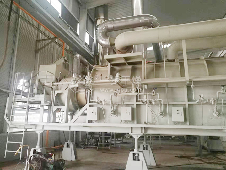 磷酸鐵干燥煅燒設備制作完畢